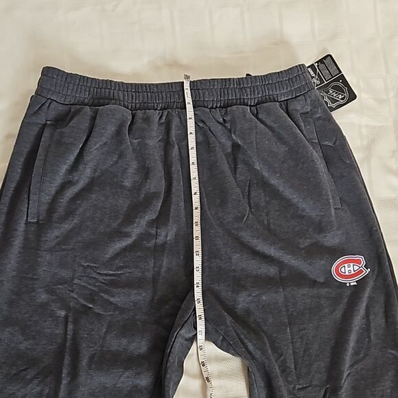 NHL Men's Canadian Montreal Logo Sweatpants Gray 2XL - Picture 8 of 16